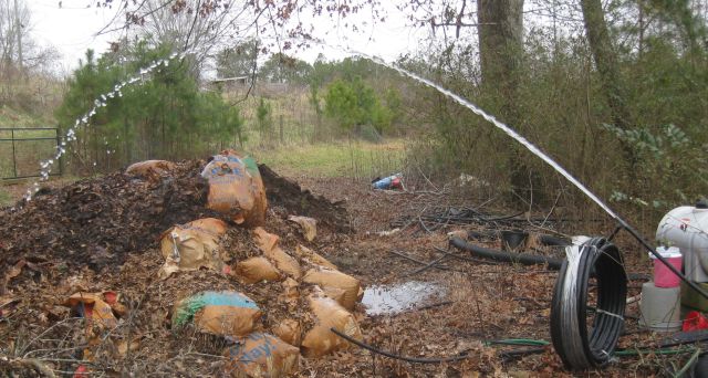 compost watering & other post winter-funk tasks